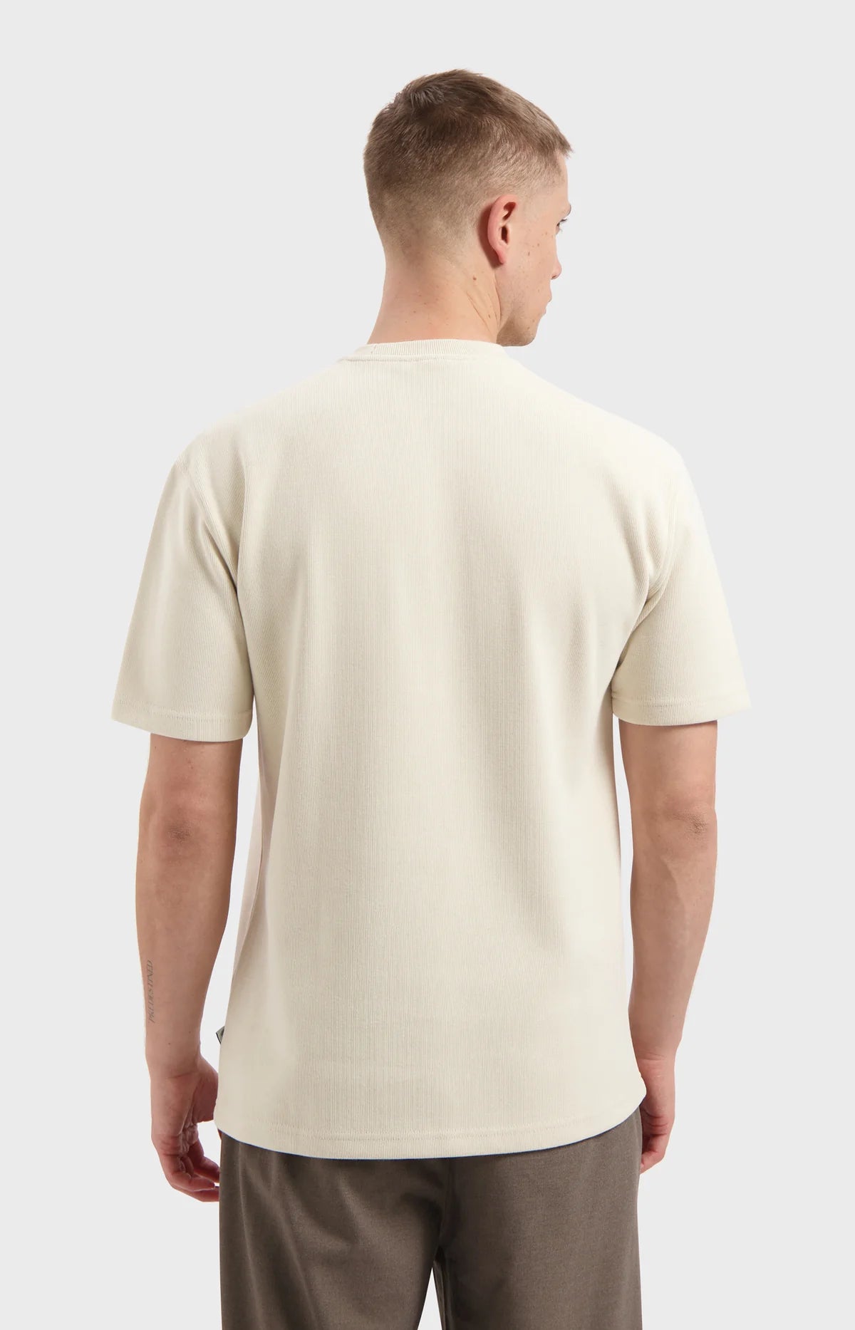 LAW OF THE SEA T-SHIRT ATROPOS SOFT SWEAT TEE ALMOND MILK