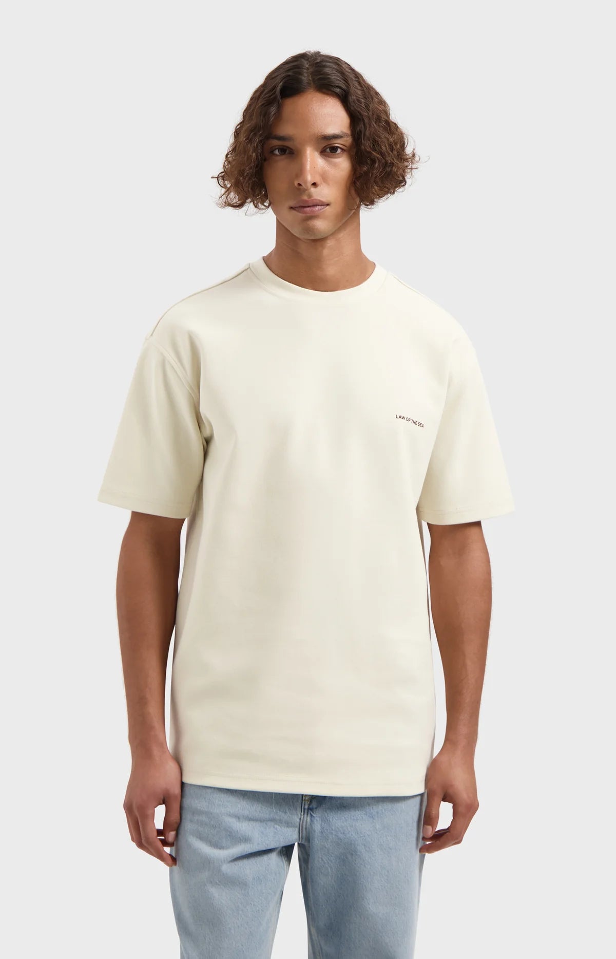 LAW OF THE SEA T-SHIRT DAYDREAM ARTWORK ALMOND MILK