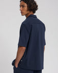 LAW OF THE SEA OVERHEMD BERMUDA STRUCTURED SHIRT SKY CAPTAIN