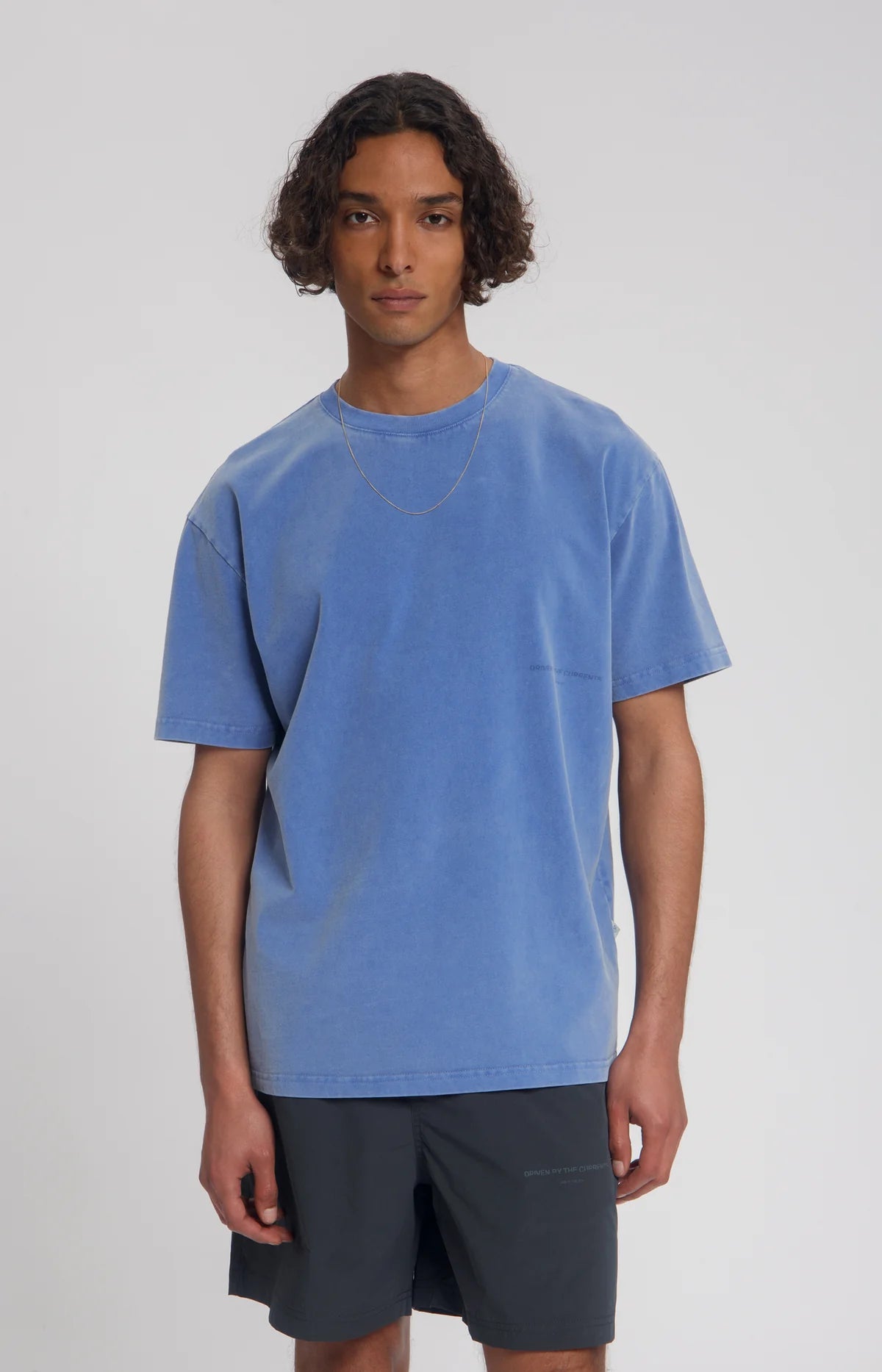 LAW OF THE SEA T-SHIRT AQUALIS GARMENT DYED DUTCH BLUE