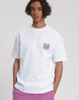 LAW OF THE SEA T-SHIRT DISPLACE ARTWORK TEE BRIGHT WHITE