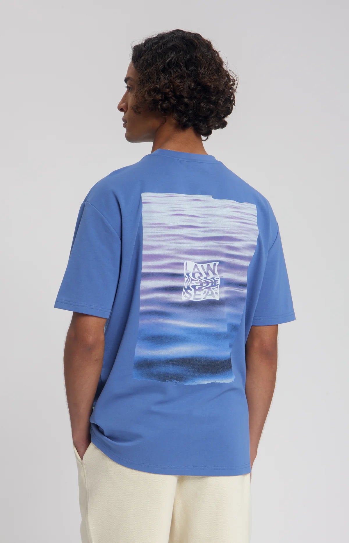 LAW OF THE SEA T-SHIRT GULF STREAM ARTWORK TEE DUTCH BLUE