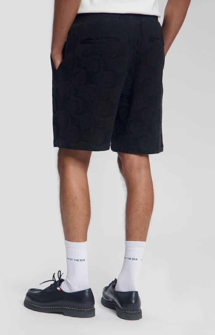 LAW OF THE SEA SHORT BRIS JACQUARD BLACK