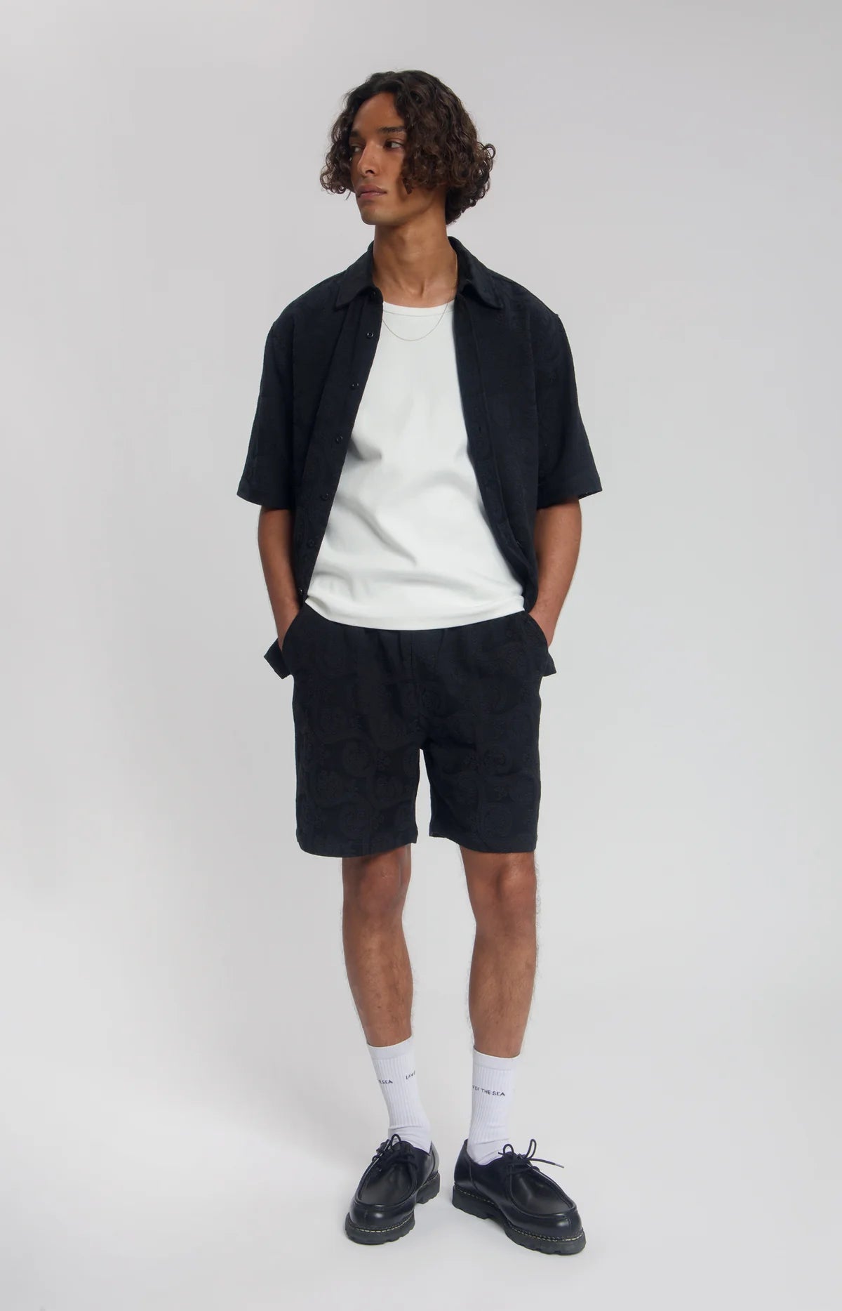 LAW OF THE SEA SHORT BRIS JACQUARD BLACK
