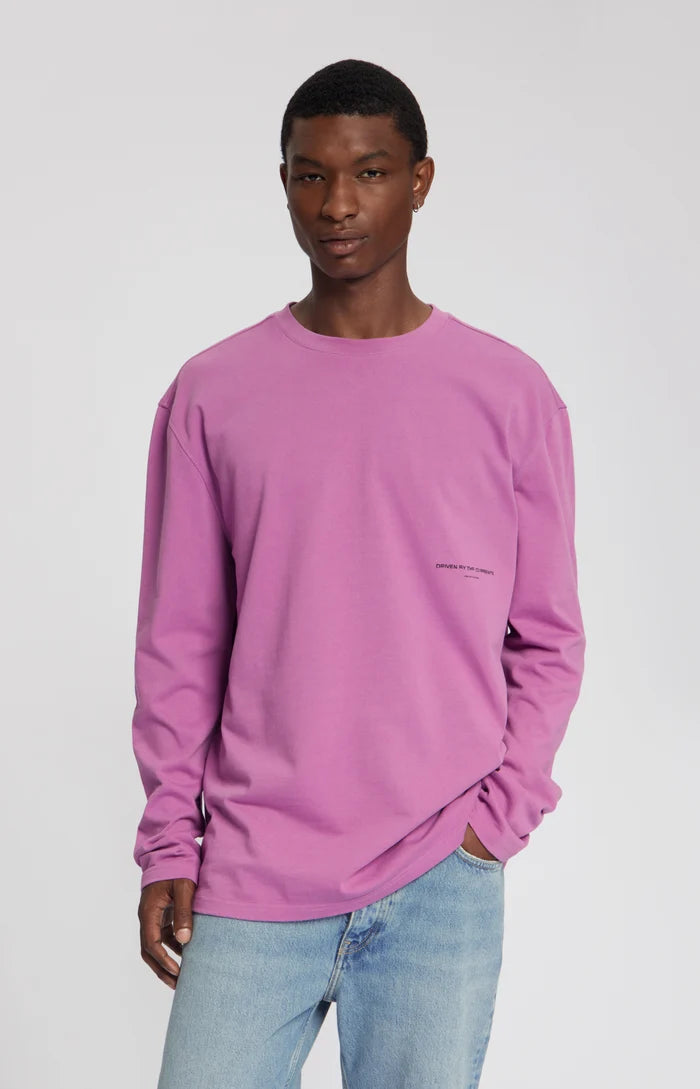 LAW OF THE SEA SWEATER SHORE LONGSLEEVE ARTWORK T-SHIRT MULBERRY