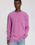 LAW OF THE SEA SWEATER SHORE LONGSLEEVE ARTWORK T-SHIRT MULBERRY