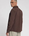 LAW OF THE SEA OVERSHIRT NIVEN TWILL SHIRT BROWN
