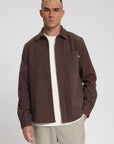 LAW OF THE SEA OVERSHIRT NIVEN TWILL SHIRT BROWN