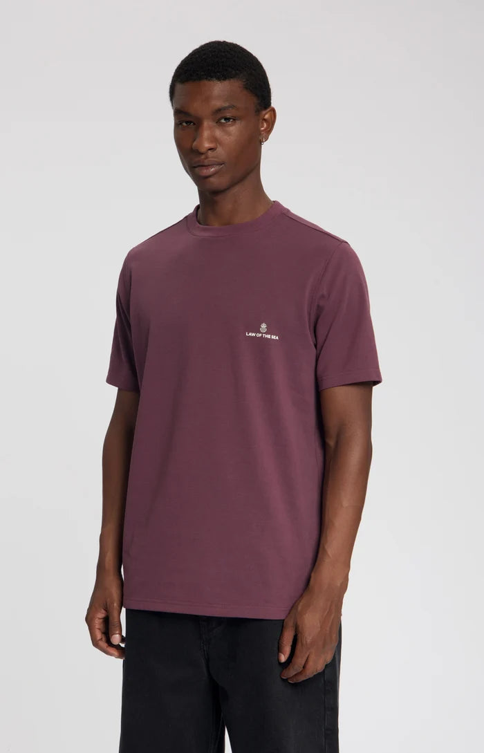 LAW OF THE SEA T-SHIRT LAW TEE LOGO HUCKLEBERRY