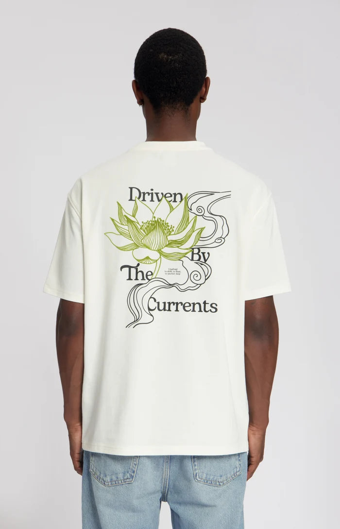 LAW OF THE SEA T-SHIRT ANCHORED ARTWORK SNOW WHITE