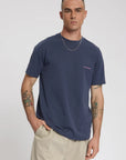 LAW OF THE SEA T-SHIRT SWEPT ARTWORK MOOD INDIGO