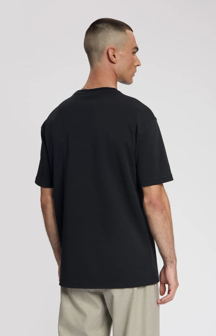 LAW OF THE SEA T-SHIRT KOLTUR HEAVY JERSEY ICONIC TEES BLACK