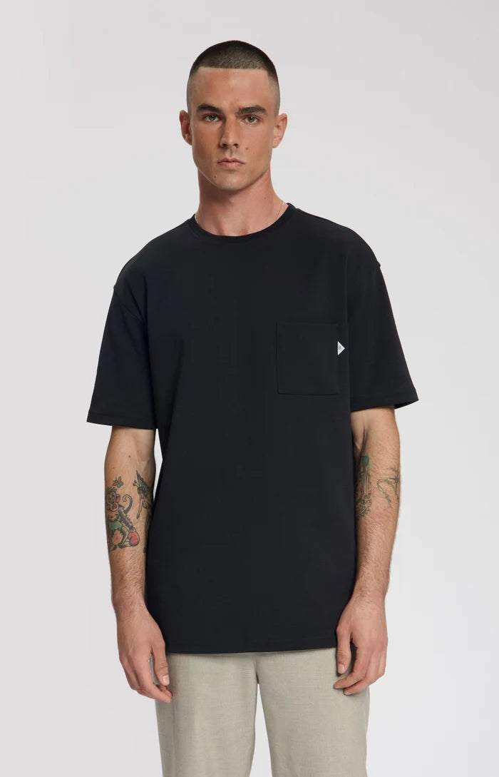 LAW OF THE SEA T-SHIRT KOLTUR HEAVY JERSEY ICONIC TEES BLACK