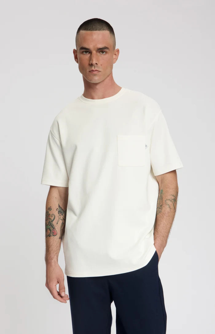 LAW OF THE SEA T-SHIRT KOLTUR HEAVY JERSEY ICONIC TEES COCONUT MILK