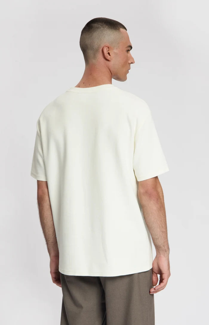 LAW OF THE SEA T-SHIRT AUREN STRUCTURED TEE SNOW WHITE