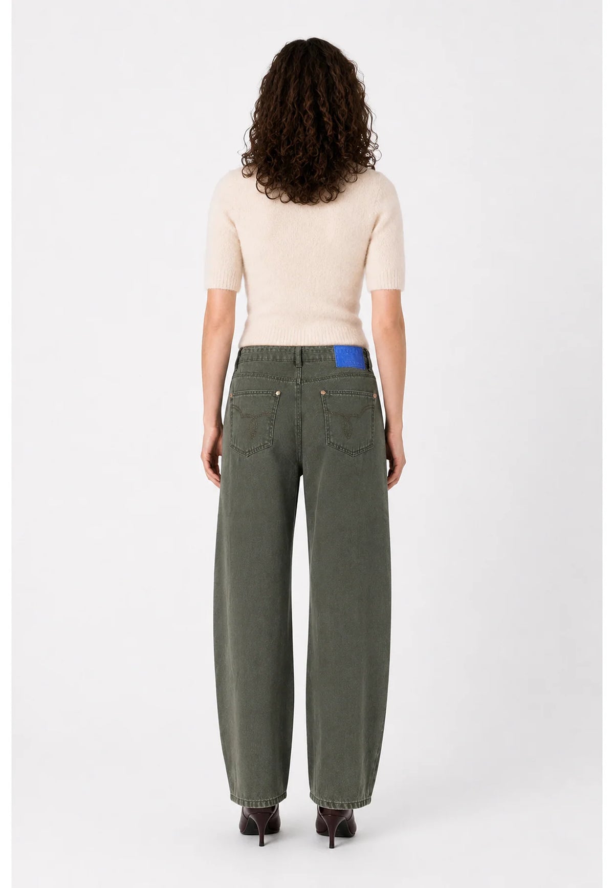 COSTER COPENHAGEN JEANS LYOCELL PETRA FIT HUNTER GREEN