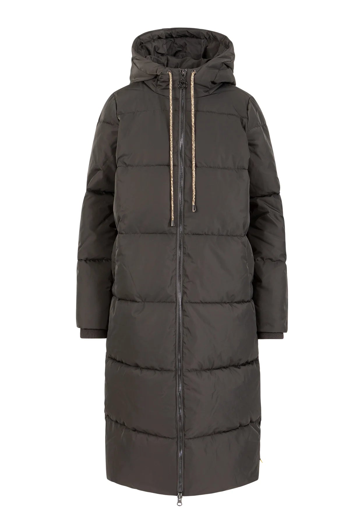 COSTER COPENHAGEN JACK LONG PUFFER JACKET WARM GREY
