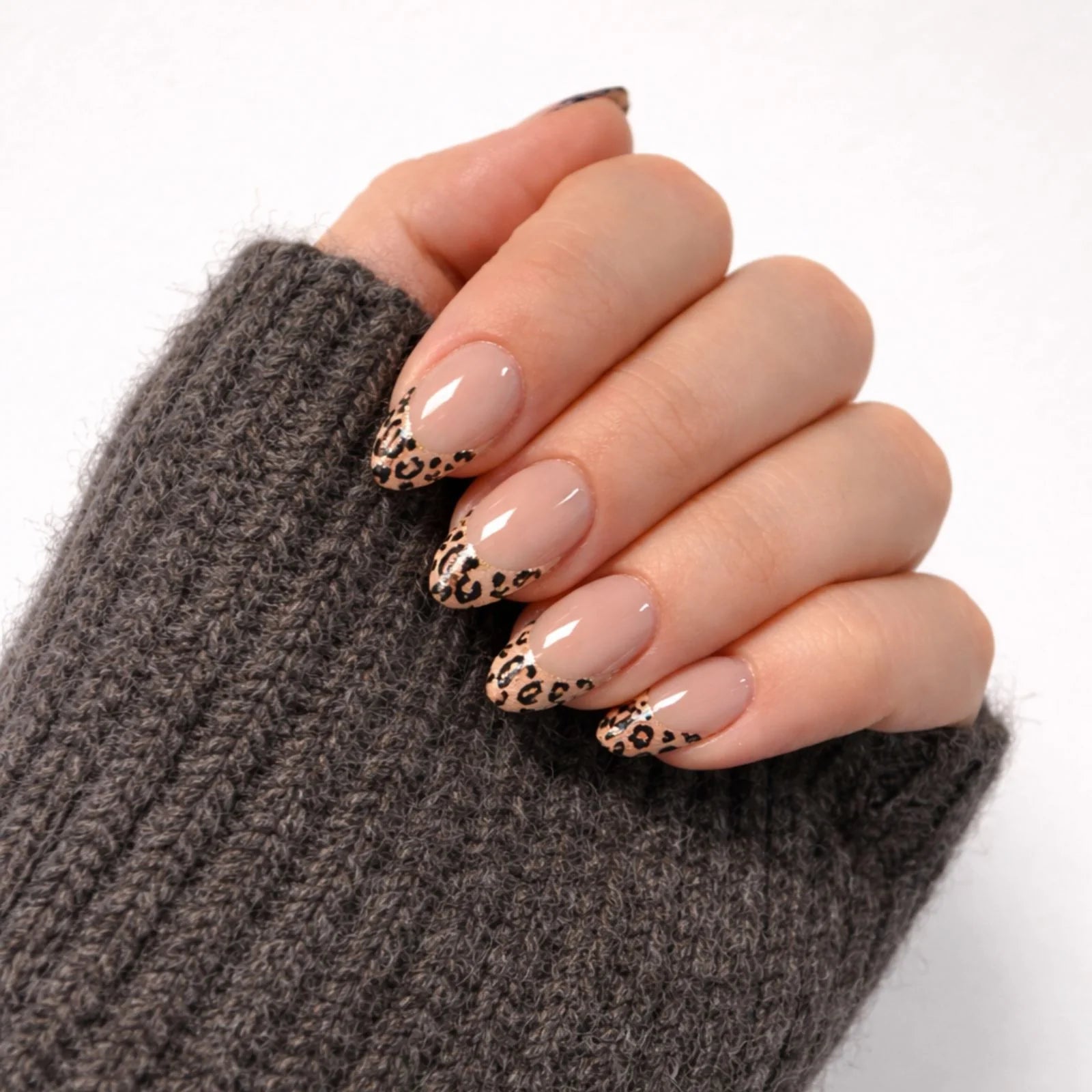 FREAKY NAILS GELNAGELS PRESS-ON LEO FEVER NUDE LEOPARD ♥