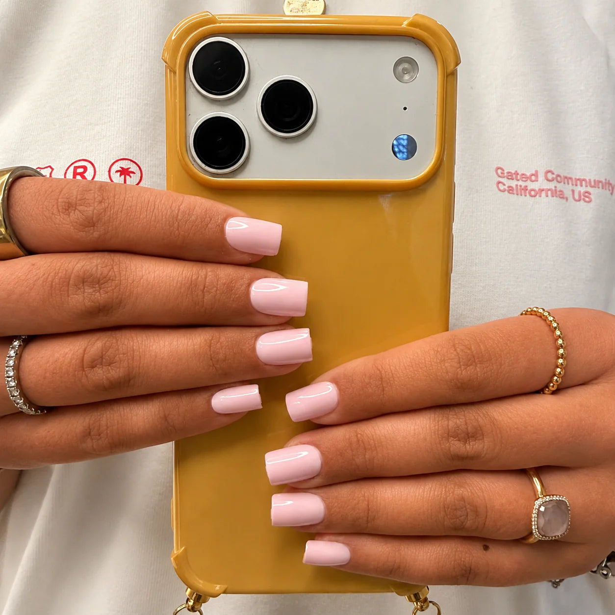 FREAKY NAILS GELNAGELS PRESS-ON BUBBLE BLUSH ♥