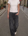 ETIQUETT ESSENTIALS JEANS LOLA WASHED BLACK