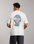 AEDEN T-SHIRT LUMA TEE WHITE CAP GREY