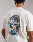 AEDEN T-SHIRT LUMA TEE WHITE CAP GREY