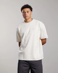 AEDEN T-SHIRT LUMA TEE WHITE CAP GREY