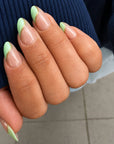 FREAKY NAILS GELNAGELS PRESS-ON MATCHA SWIRL ♥