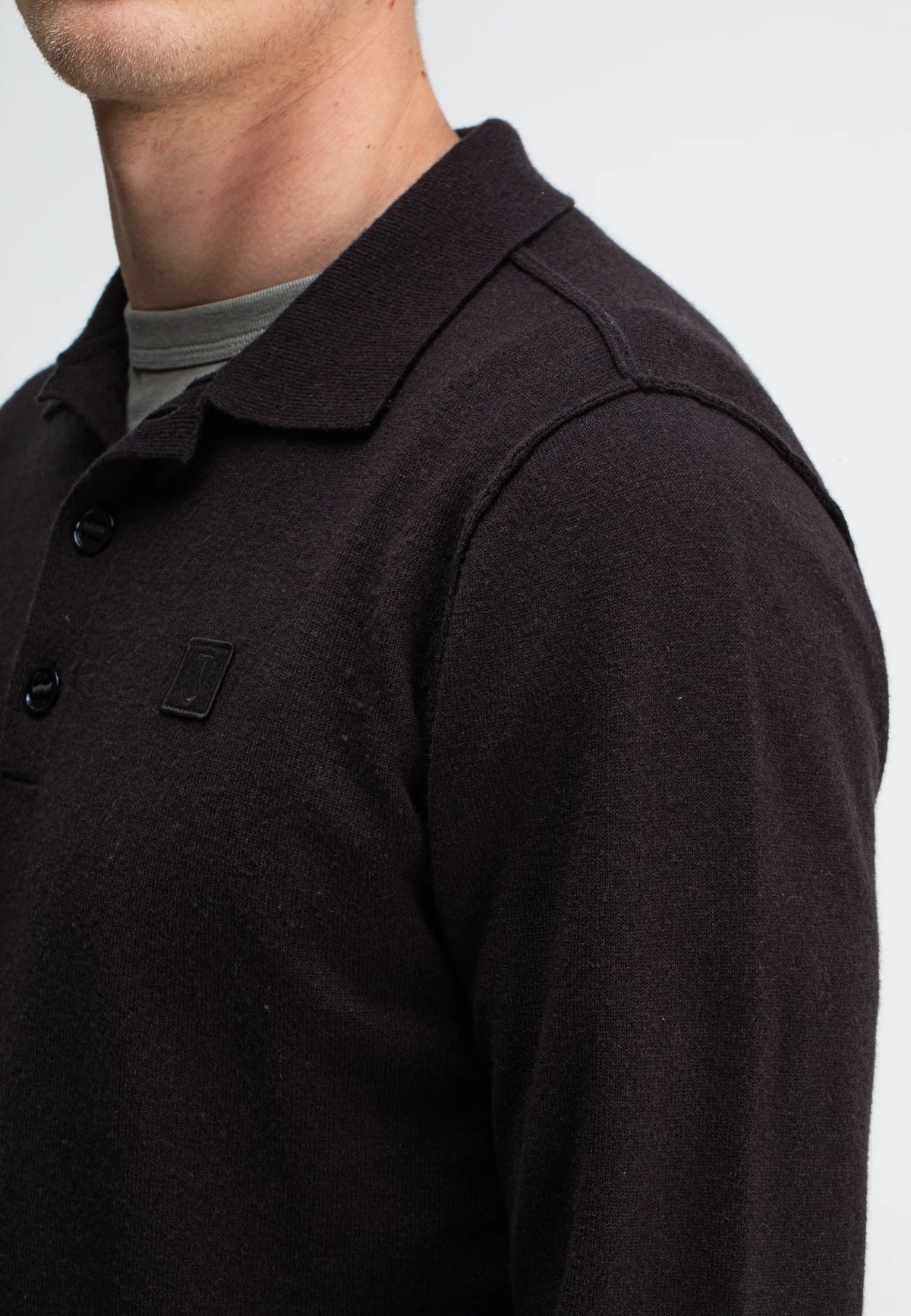BUTCHER OF BLUE PULLOVER CLIFDEN POLO TOPAZ BROWN