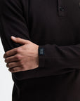 BUTCHER OF BLUE PULLOVER CLIFDEN POLO TOPAZ BROWN