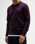 BUTCHER OF BLUE PULLOVER CLIFDEN POLO PASCHA PURPLE