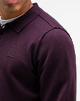BUTCHER OF BLUE PULLOVER CLIFDEN POLO PASCHA PURPLE
