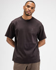 BUTCHER OF BLUE T-SHIRT MERCER LOOSE TEE TOPAZ BROWN