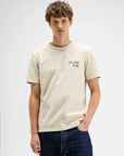 BUTCHER OF BLUE T-SHIRT ARMY BRUSH TEE BEIGE GREY