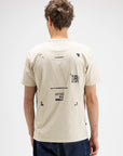 BUTCHER OF BLUE T-SHIRT ARMY BRUSH TEE BEIGE GREY