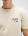 BUTCHER OF BLUE T-SHIRT ARMY BRUSH TEE BEIGE GREY
