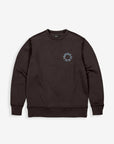 BUTCHER OF BLUE SWEATER CIRCLE CREW TOPAZ BROWN