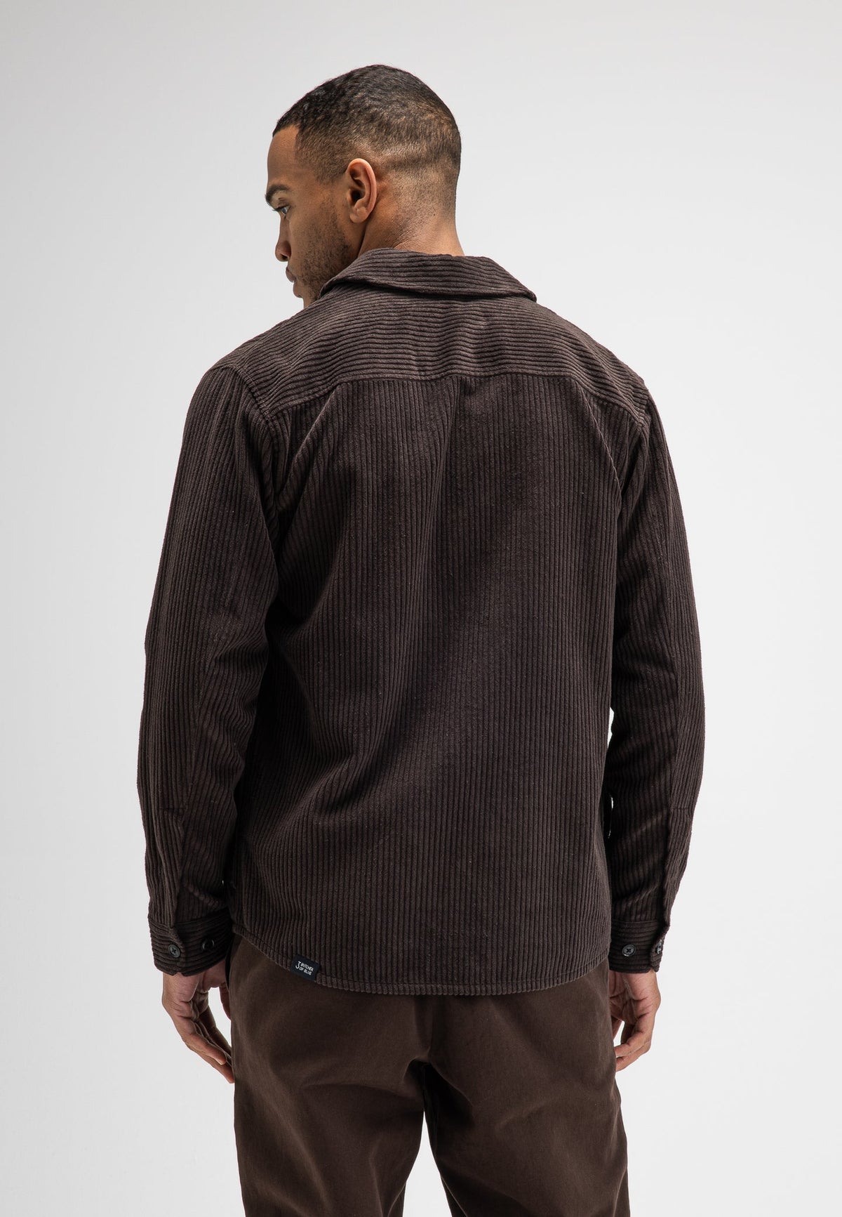 BUTCHER OF BLUE OVERSHIRT COLBY CORD SHIRT TOPAZ BROWN