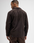 BUTCHER OF BLUE OVERSHIRT COLBY CORD SHIRT TOPAZ BROWN