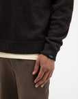 BUTCHER OF BLUE PULLOVER NASH BOUCLE POLO TOPAZ BROWN