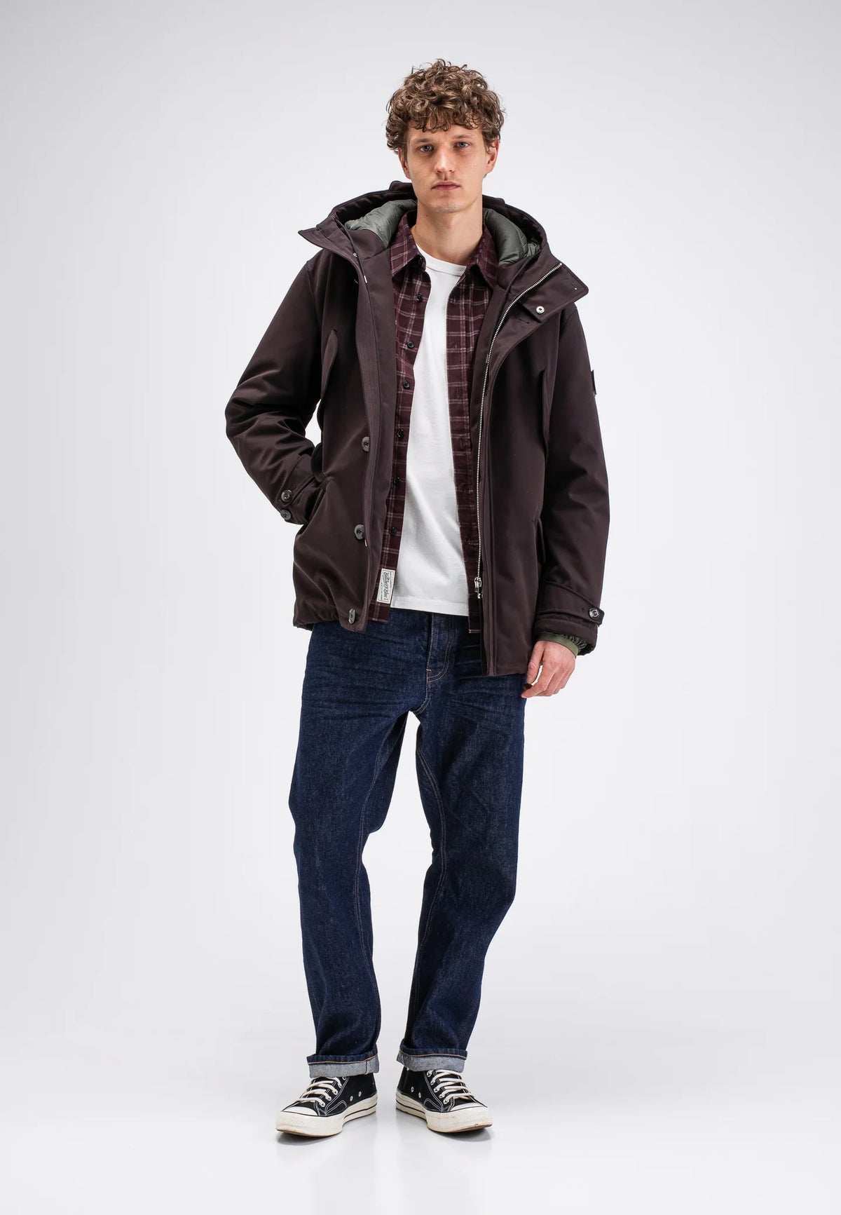 BUTCHER OF BLUE JAS KNOX JACKET TOPAZ BROWN