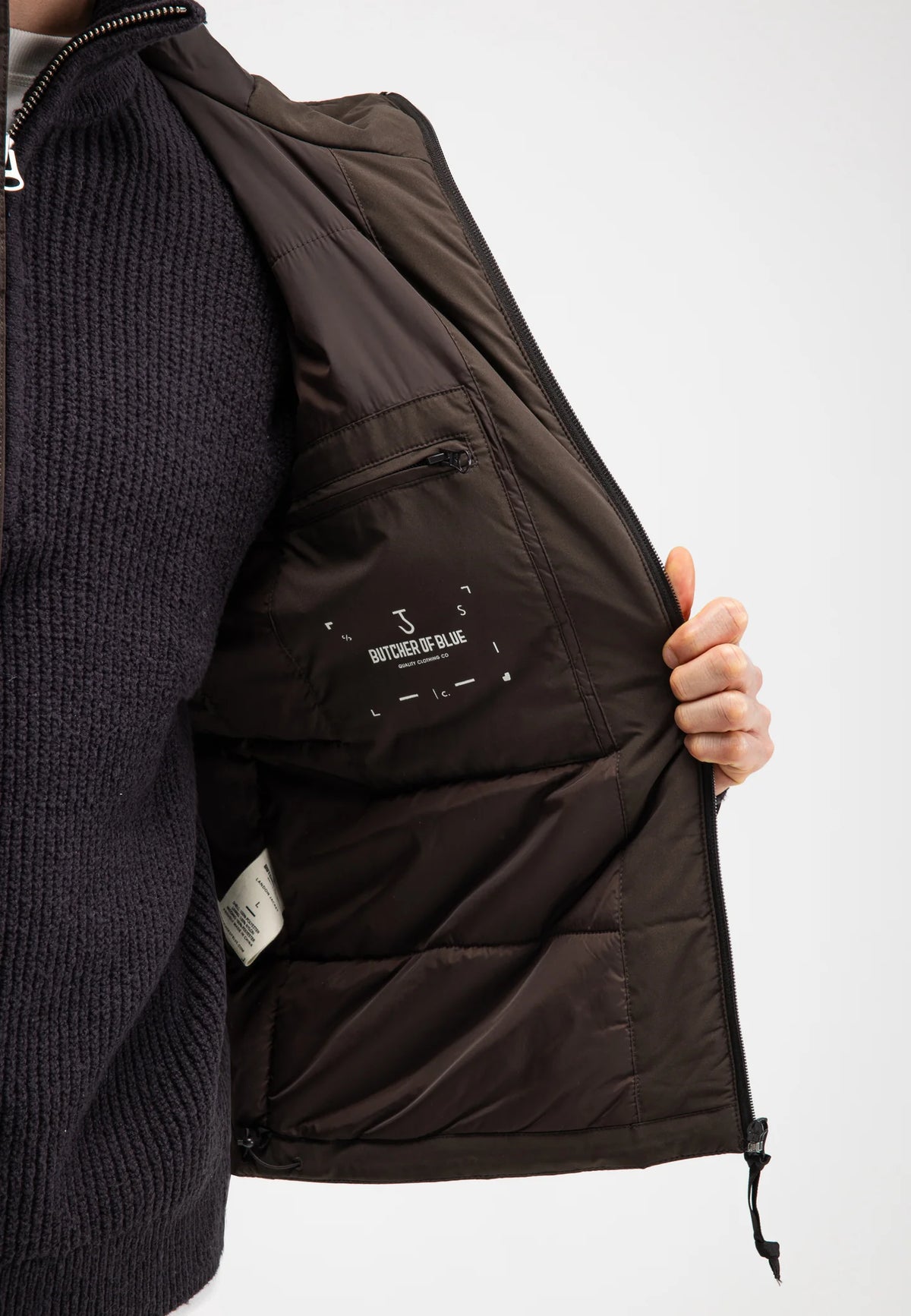 BUTCHER OF BLUE JAS LANDON JACKET TOPAZ BROWN