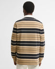 BARBOUR POLO FRITH STRIPED RUGBYSHIRT STONE