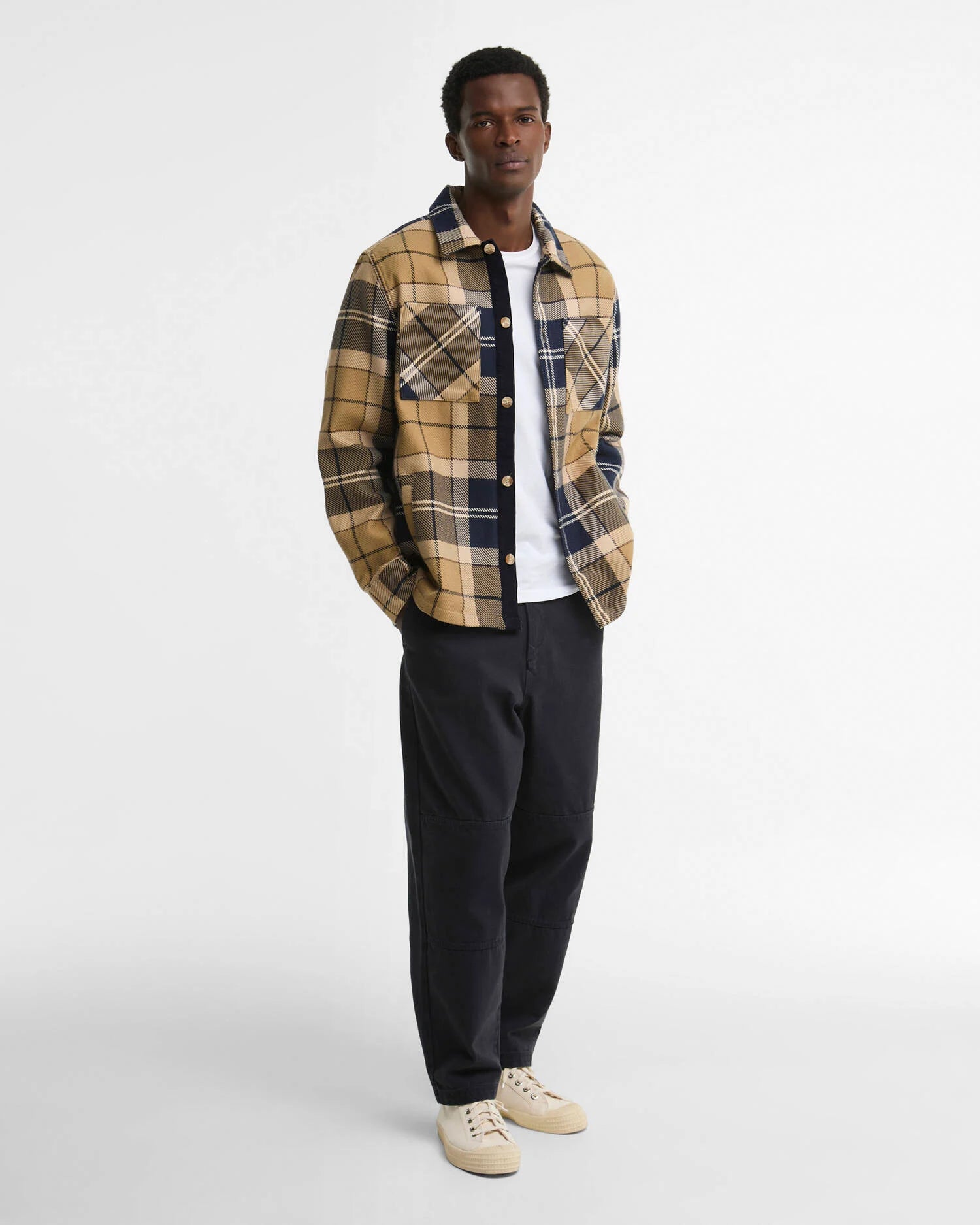 BARBOUR OVERSHIRT TARTAN OVERSIZED BIRCHWOOD CHECK