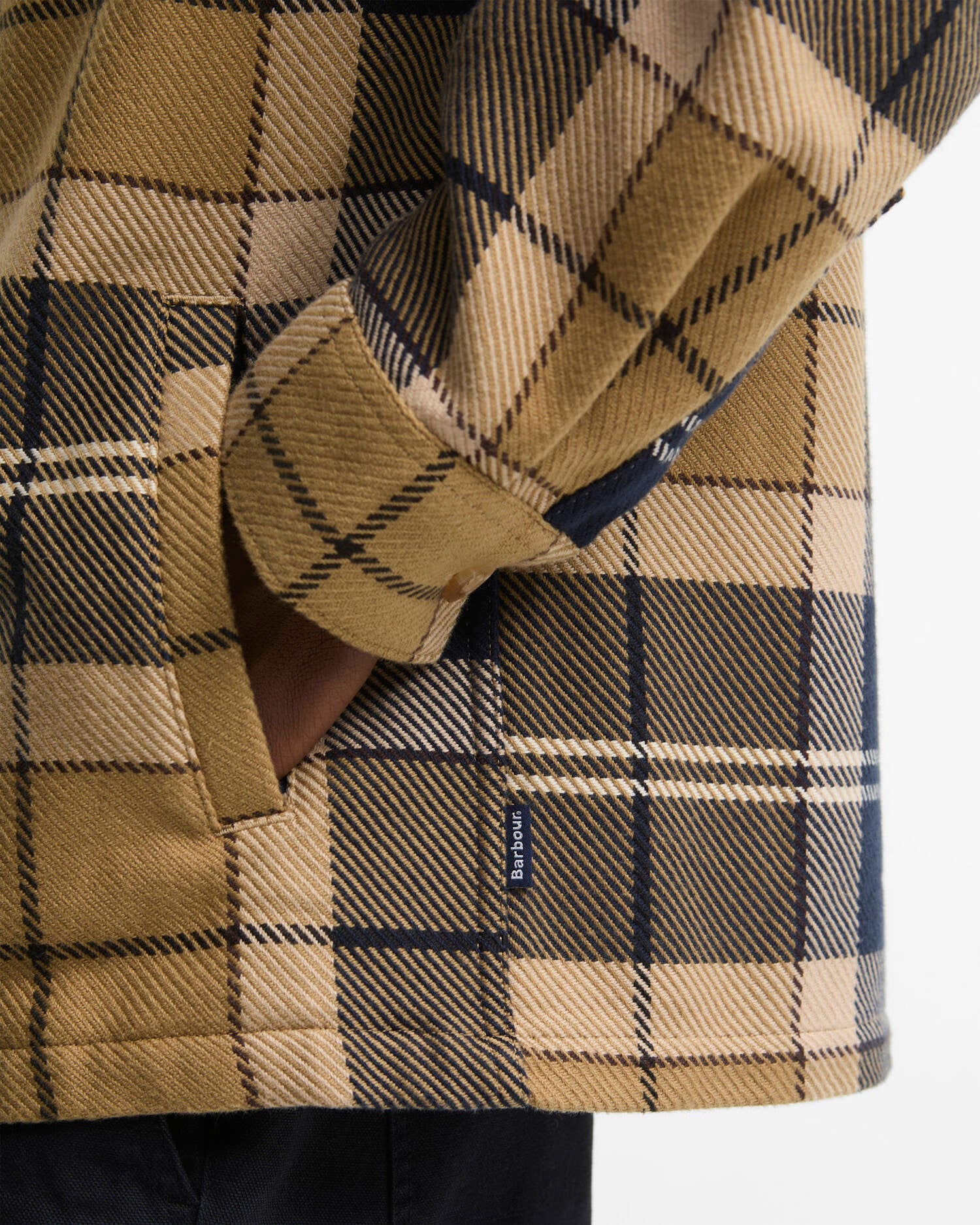 BARBOUR OVERSHIRT TARTAN OVERSIZED BIRCHWOOD CHECK