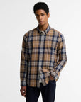 BARBOUR OVERHEMD EDGAR TAILORED SHIRT STONE