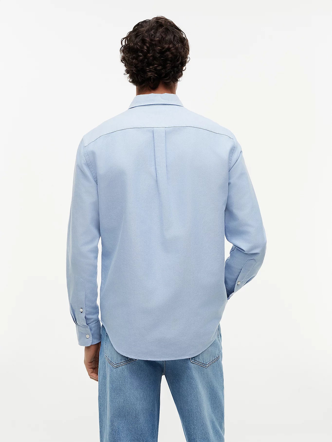 TOMMY HILFIGER OVERHEMD REGULAR FIT OXFORD BLUE