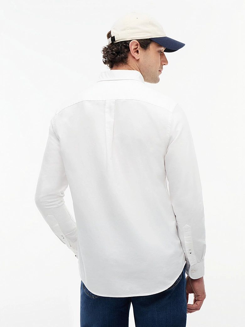 TOMMY HILFIGER OVERHEMD REGULAR FIT OXFORD OPTHIC WHITE