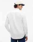 TOMMY HILFIGER OVERHEMD REGULAR FIT OXFORD OPTHIC WHITE