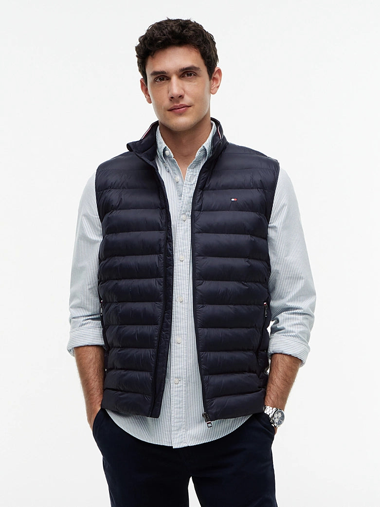 TOMMY HILFIGER BODYWARMER COMPACT QUILTED DESERT SKY